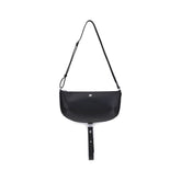 Courrèges Black Calf Leather Bos Taurus Shoulder Bag